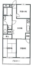 キョーワハウス拝島Ⅰの物件間取画像